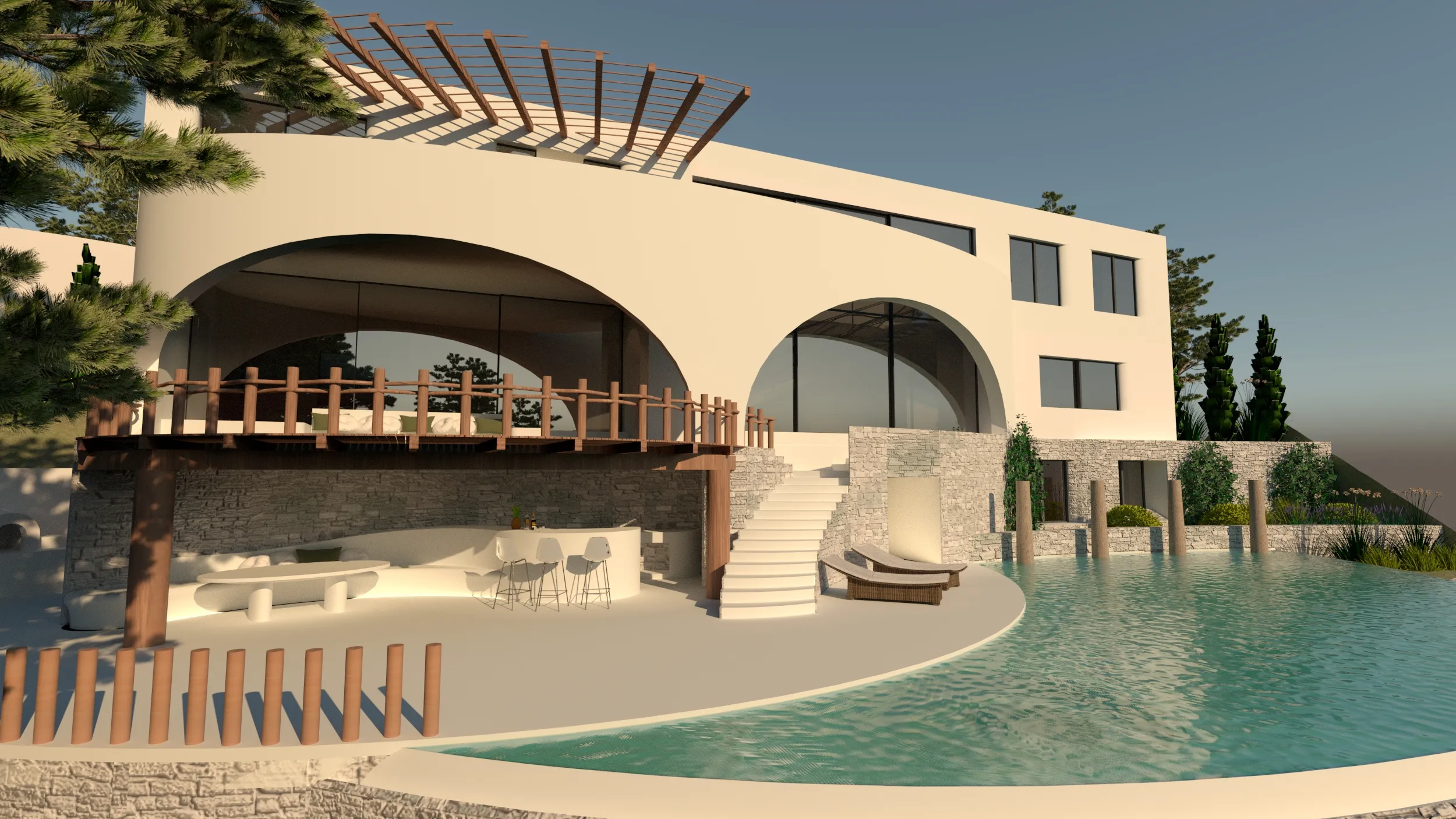 Casa Catara pool